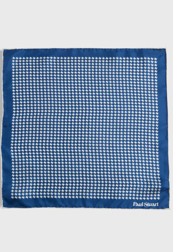 Paul Stuart Printed Silk Houndstooth Pocket square, image 2