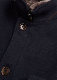 Paul Stuart Wool Stand Collar Shot Coat, thumbnail 3