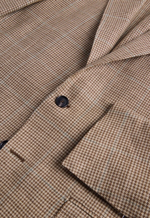 Paul Stuart Silk & Linen Houndstooth Jacket, image 2
