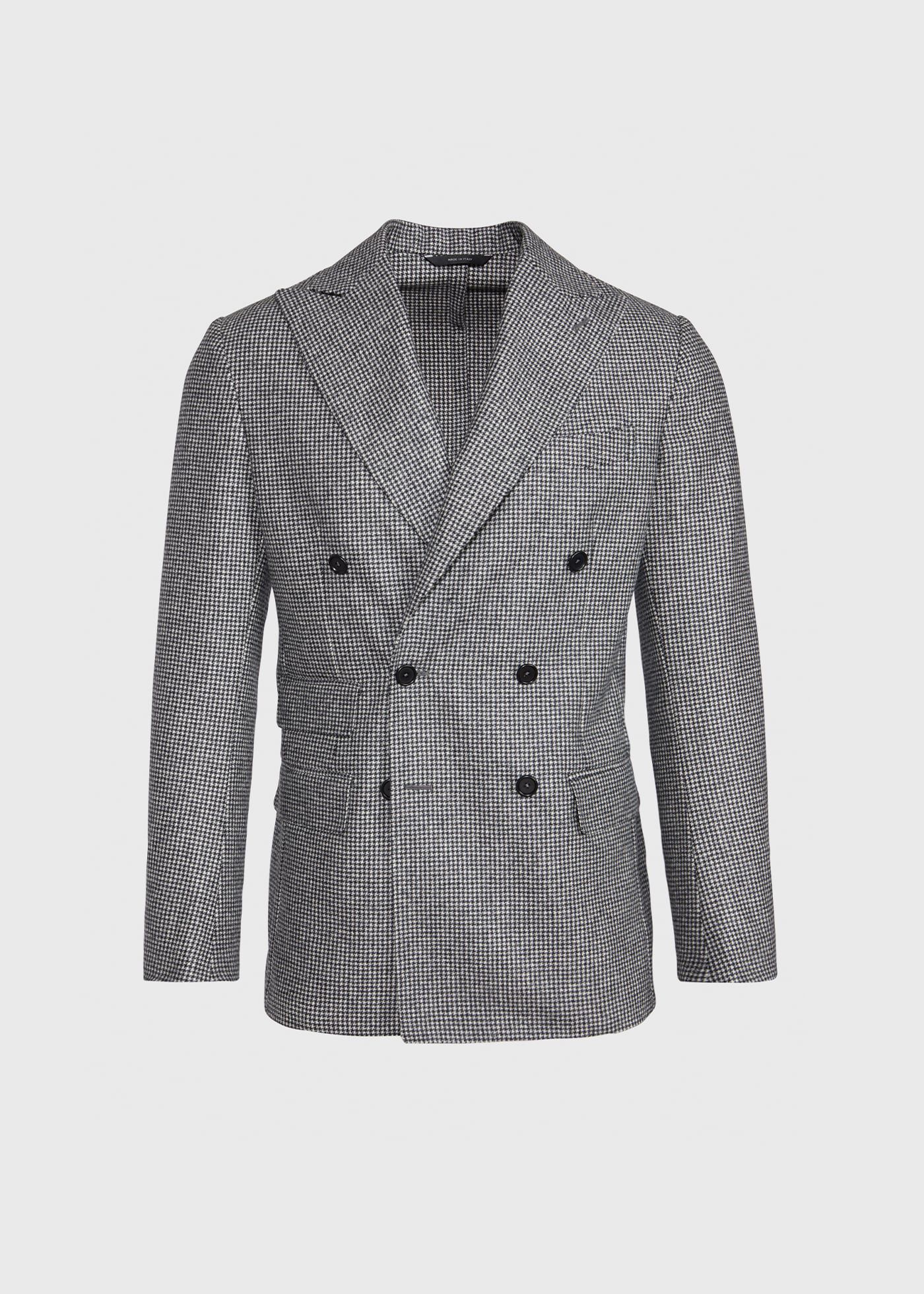 Double Breasted Mini Houndstooth Suit