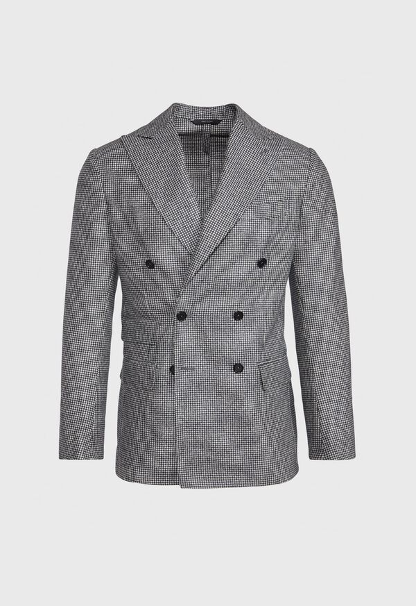 Paul Stuart Double Breasted Mini Houndstooth Suit, image 5