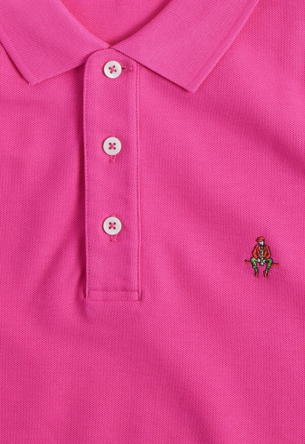 Paul Stuart Cotton Piqué Logo Polo, image 2