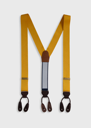 Paul Stuart Solid Grosgrain Braces