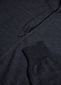 Paul Stuart Merino Wool Zip Cardigan, thumbnail 2