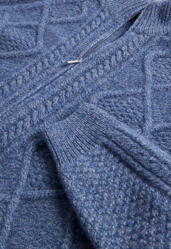 Paul Stuart Diamond Stitch Full Zip Cardigan, image 2