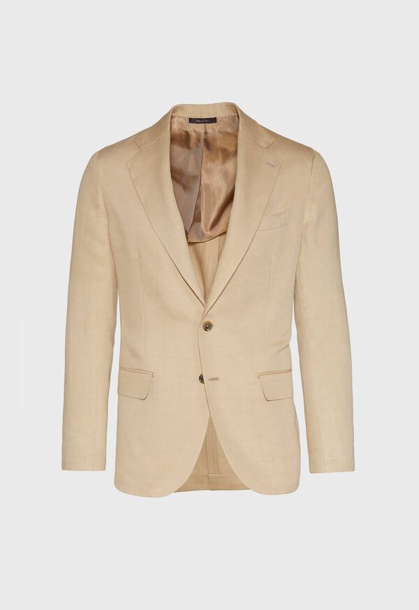 Paul Stuart Tan Linen Blend Suit, image 2