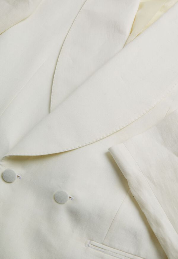 Paul Stuart Linen Double Breasted Dinner Jacket, image 4