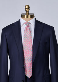 Paul Stuart Silk Tossed Oval Print Tie, thumbnail 2