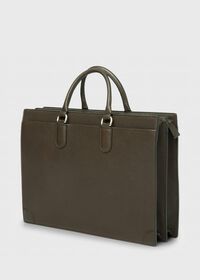 Paul Stuart Zipped Top Handle Briefcase, thumbnail 1