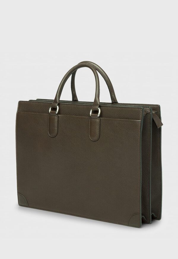 Paul Stuart Zipped Top Handle Briefcase, image 1