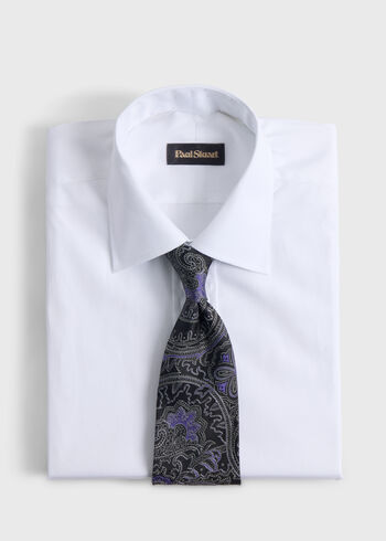 Paul Stuart Woven Silk Allover Paisley Tie