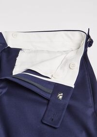 Paul Stuart Solid Navy Double Breasted Suit, thumbnail 6
