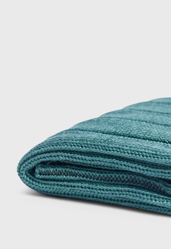 Paul Stuart Mercerized Cotton Ribbed Sock, image 2