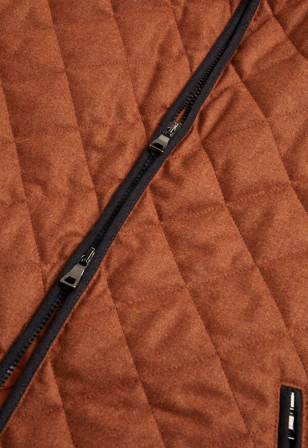 Paul Stuart Merino Wool Flannel Quilted Vest, image 16