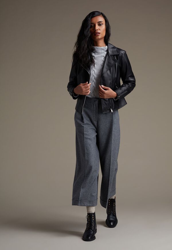 Paul Stuart Wool Jersey Culotte Pant, image 4