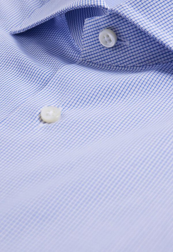 Paul Stuart Mini Check Cotton Dress Shirt, image 2