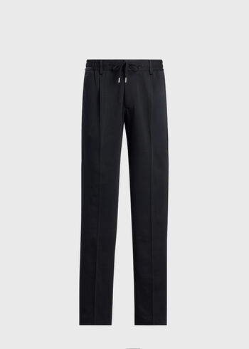 Paul Stuart Wool & Cotton Jersey Drawstring Pant