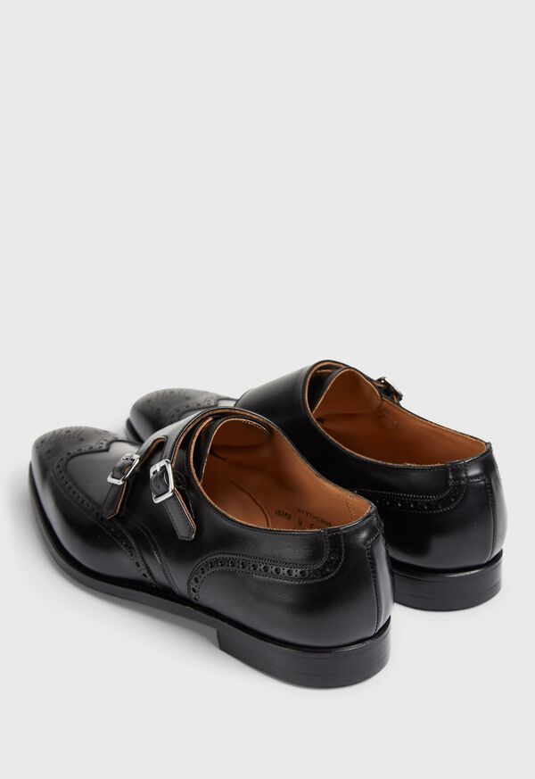 Paul Stuart Hawthorne Leather Double Monk Strap, image 4