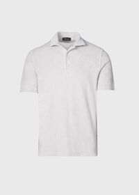 Paul Stuart Cotton Terry Cloth Short Sleeve Polo, thumbnail 1
