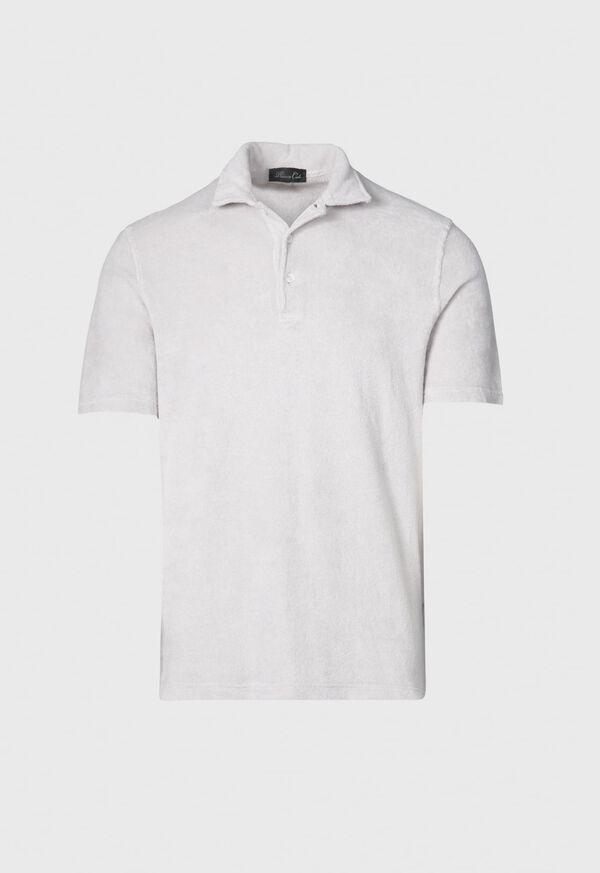 Paul Stuart Cotton Terry Cloth Short Sleeve Polo, image 1