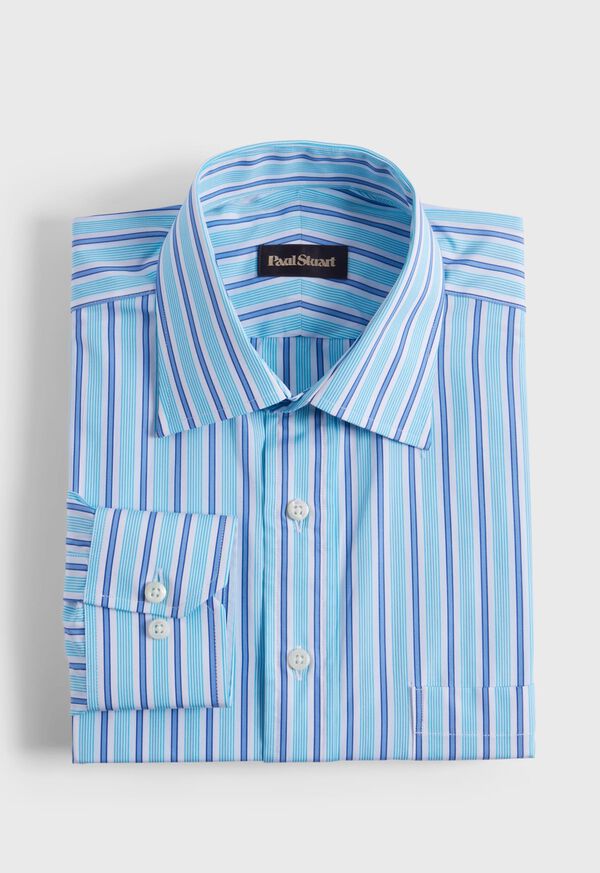 Paul Stuart Variegated Stripe Dress Shirt