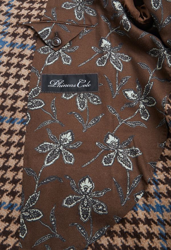 Paul Stuart Large Houndstooth Double Breasted Coat, image 4