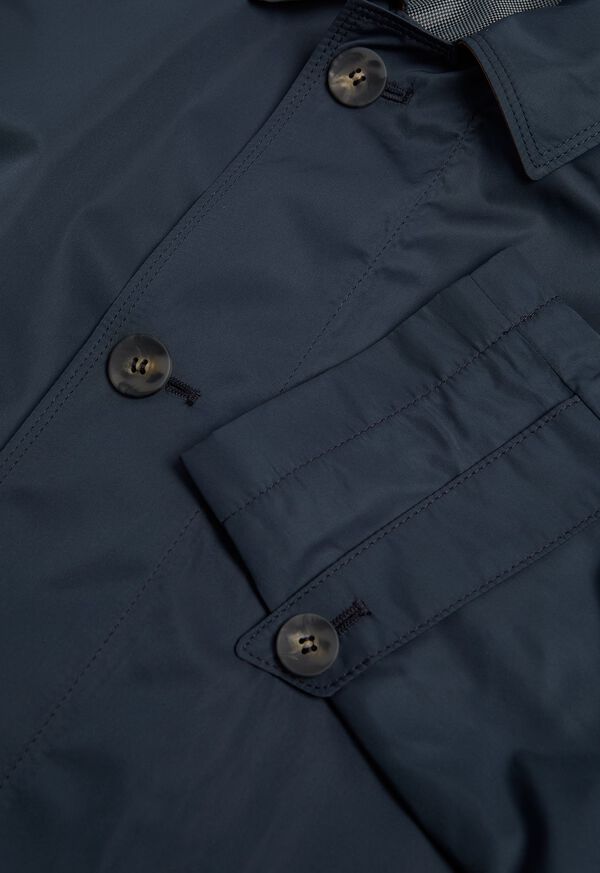 Paul Stuart Partially Lined Nylon Rain Coat, image 2