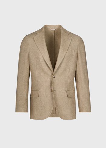 Paul Stuart Silk & Linen Herringbone Jacket