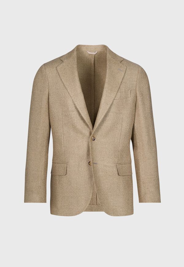 Paul Stuart Silk & Linen Herringbone Jacket, image 1