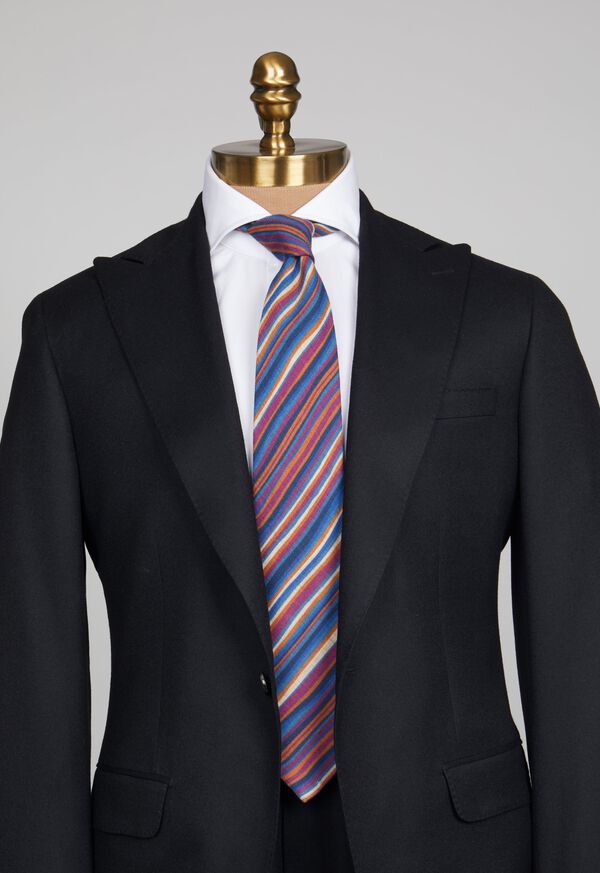 Paul Stuart Wool Multi Stripe Tie, image 2
