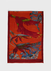 Paul Stuart <div>Lambswool Bird Scarf</div>, thumbnail 4
