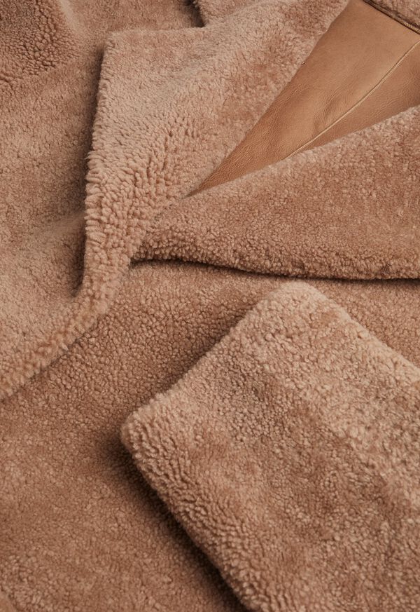 Paul Stuart Short Reversible Shearling Jacket, image 4