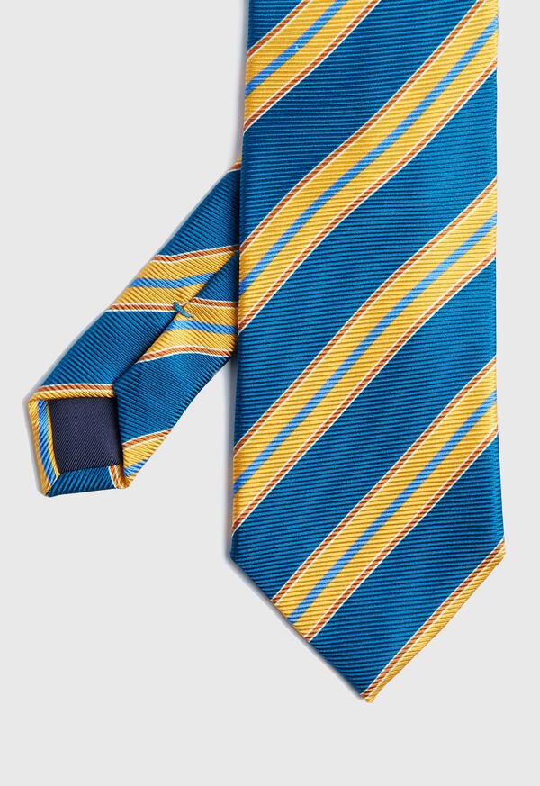 Paul Stuart Printed Bold Stripe Tie, image 1