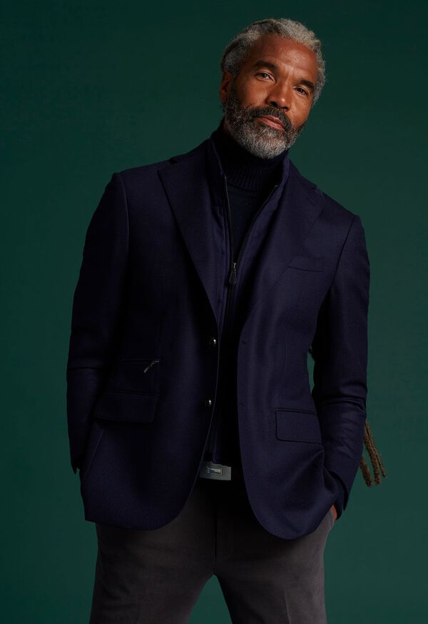 Paul Stuart Wool Hybrid Jacket with Gilet, image 2