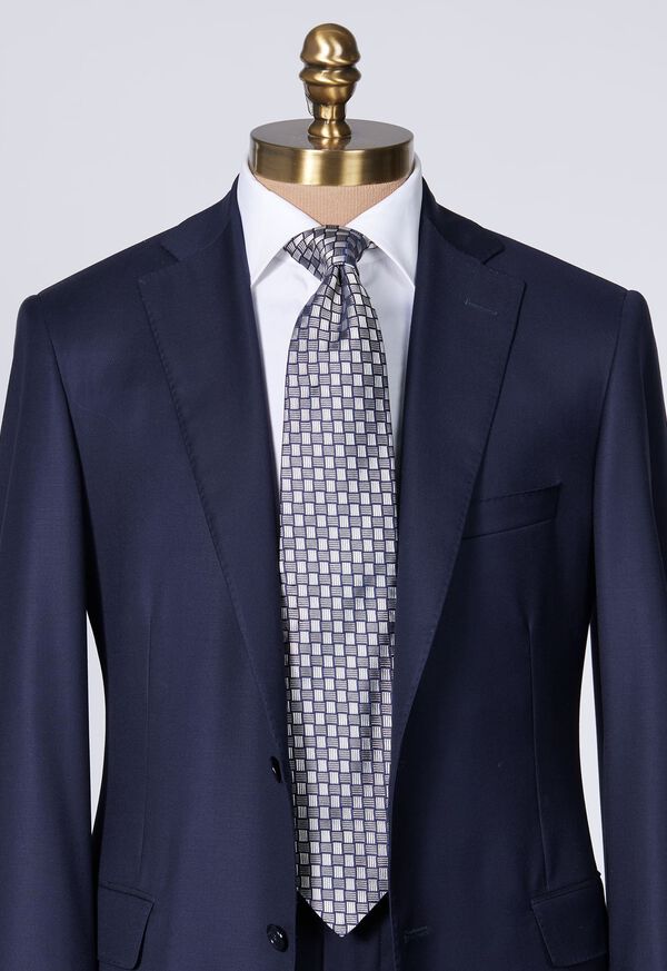Paul Stuart Silk Jacquard Parquet Tie, image 2