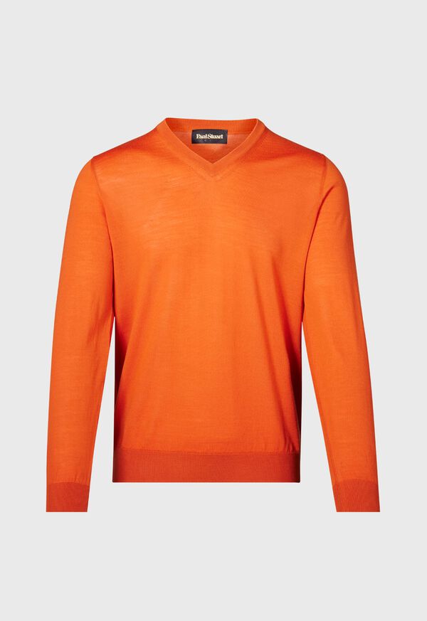 Paul Stuart Merino Wool V-neck Sweater, image 1