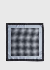 Paul Stuart Two Color Houndstooth Pocket Square, thumbnail 2