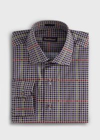 Paul Stuart Multicolor Check Sport Shirt, thumbnail 1