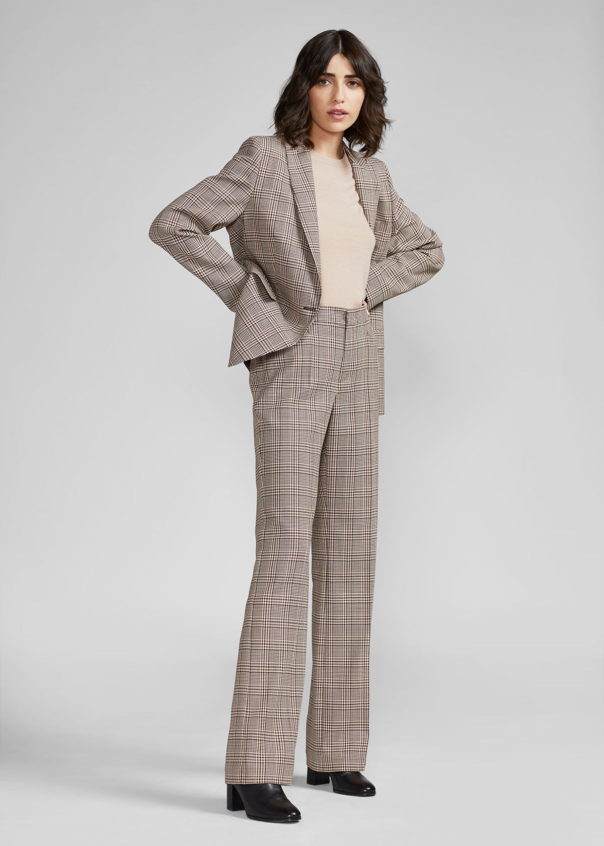 Wool Glen Plaid Blazer