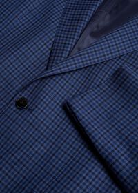 Paul Stuart Tonal Royal Blue Check Sport Jacket, thumbnail 2