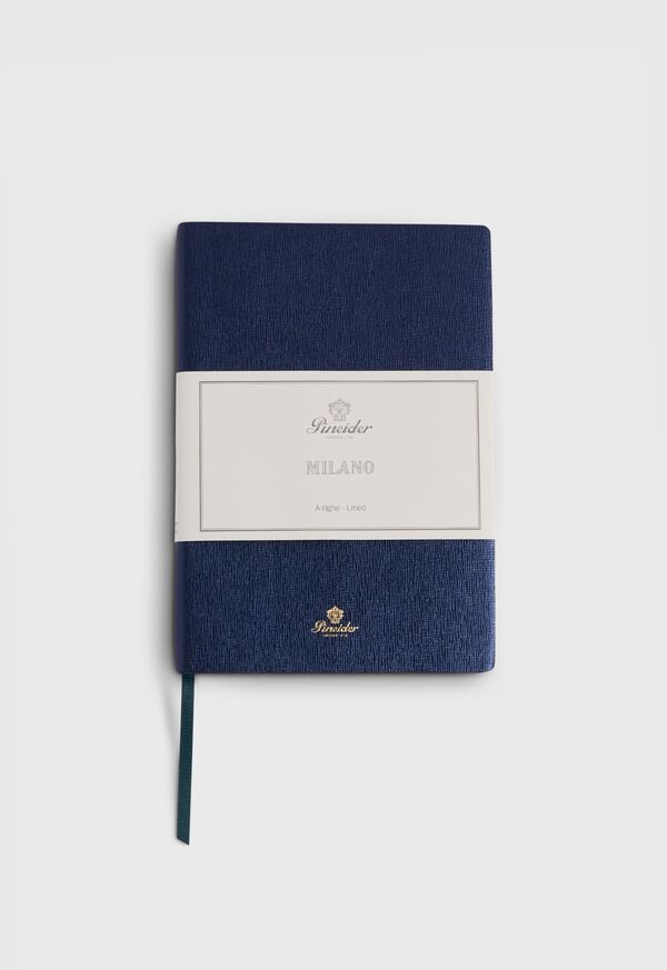 Paul Stuart Pineider Milano Medium Leather Notebook, image 1
