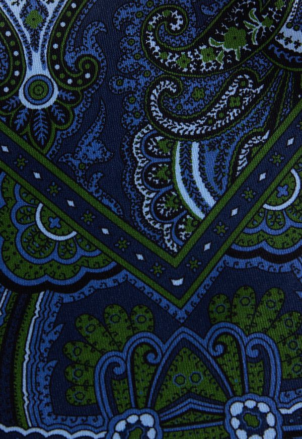 Paul Stuart Micro Paisley Print Pocket Square, image 3