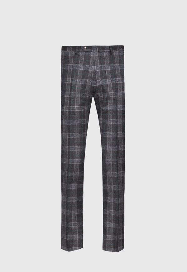 Paul Stuart Grey Plaid Wool Suit, image 6