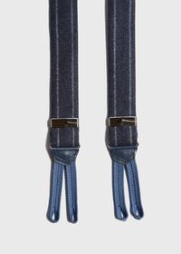 Paul Stuart Chalk Stripe Braces, thumbnail 2