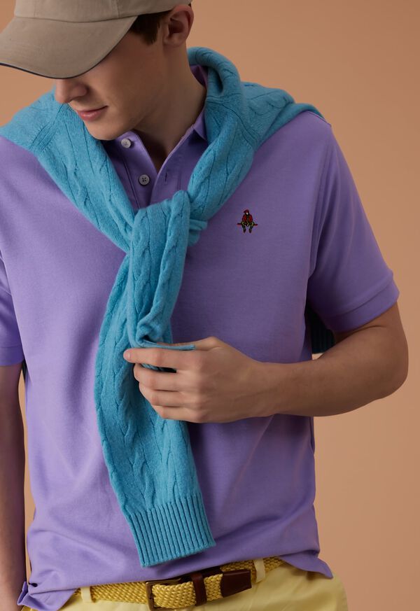 Paul Stuart Cotton Piqué Logo Polo, image 30