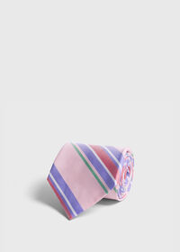 Paul Stuart Woven Silk Oxford Stripe Tie, thumbnail 1