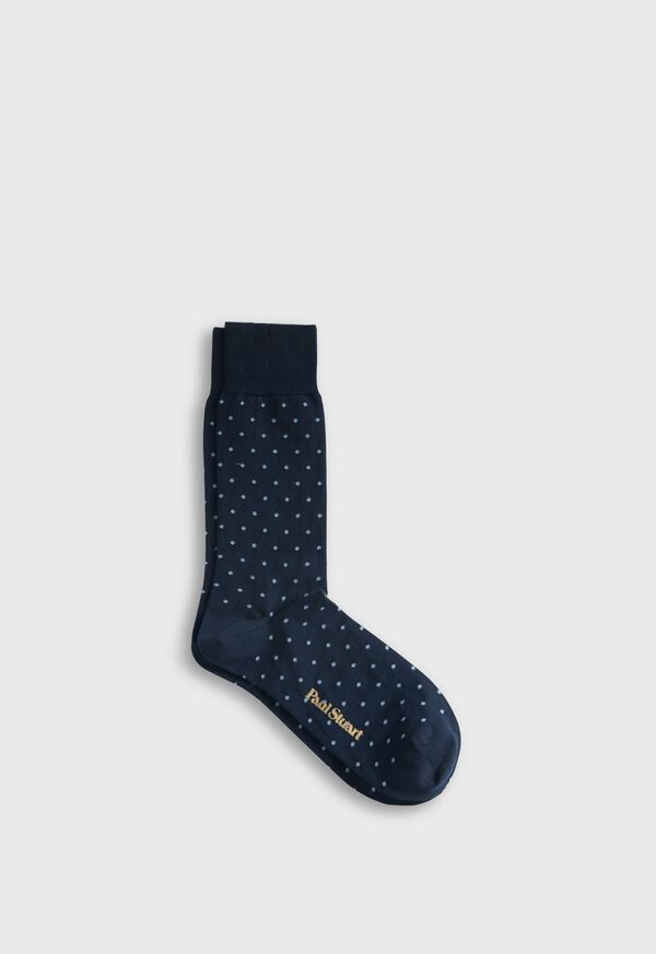 Paul Stuart Colorful Dot Sock, image 1