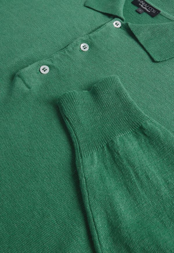 Paul Stuart Linen & Cotton Polo Shirt, image 3