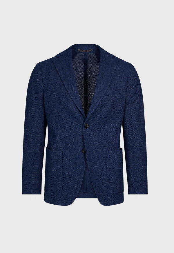 Paul Stuart Cotton Jersey Herringbone Blazer, image 1