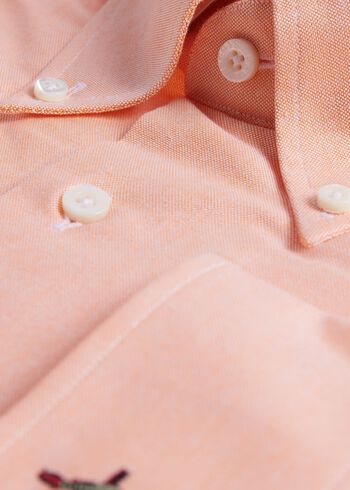 Paul Stuart Cotton Oxford Logo Sport Shirt